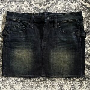 Rock & Republic Black Denim Skirt